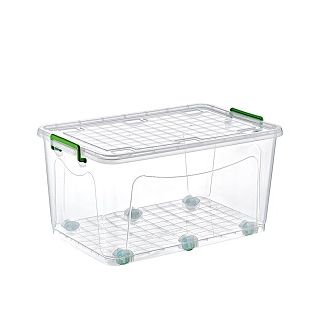 Δοχείο αποθήκευσης ορθογώνιο με ρόδες 2624 50L 31*39*62cm