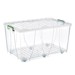 Δοχείο αποθήκευσης ορθογώνιο με ρόδες 2626 120L 42*51,5*80cm