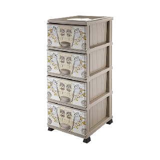 Συρταριέρα 4 θέσεων ντεκόρ 298-18