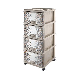 Συρταριέρα 4 θέσεων ντεκόρ 298-20