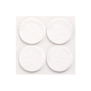 Τσοχάκια στρόγγυλα λευκά 4 τμχ. γίγας