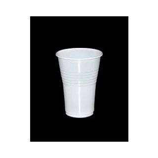 Ποτήρι πλαστικό φραπέ λευκό 50τμχ. 330ml