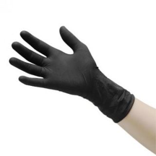 Γάντια ιατρικά νιτριλίου μαύρα 100τμχ