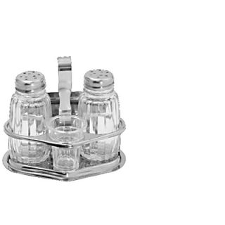 Αλατιέρα σετ κλασικό ανοξείδωτο