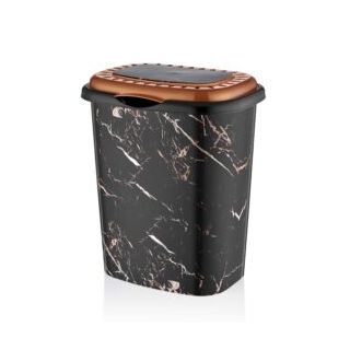 ΚΑΛΑΘΙ ΑΠΛΥΤΩΝ ΝΤΕΚΟΡ "BLACK MARBLE" 40LIT.