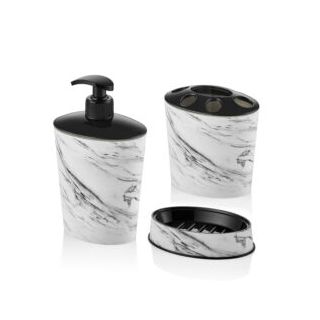 ΣΕΤ ΜΠΑΝΙΟΥ 3ΤΜΧ "ΛΕΥΚΟ ΜΑΡΜΑΡΟ"