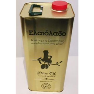 Δοχείο μεταλλικό λαδιού 5λιτ.