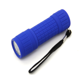 Φακός led καουτσούκ χρωματιστός