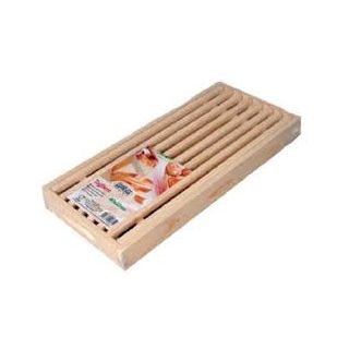 Βάση κοπής ψωμιού ξύλινη με σχάρα