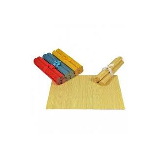 Σουπλά φαγητού μπαμπού χρωματιστρά σετ 4τμχ.