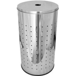 ΚΑΛΑΘΙ ΑΠΛΥΤΩΝ ΜΕΤΑΛΛΙΚΟ ΔΙΑΤΡΙΤΟ 30L ΣΤΡΟΓΓΥΛΟ